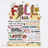Autumn Fall Graphic Beanie thumb 2