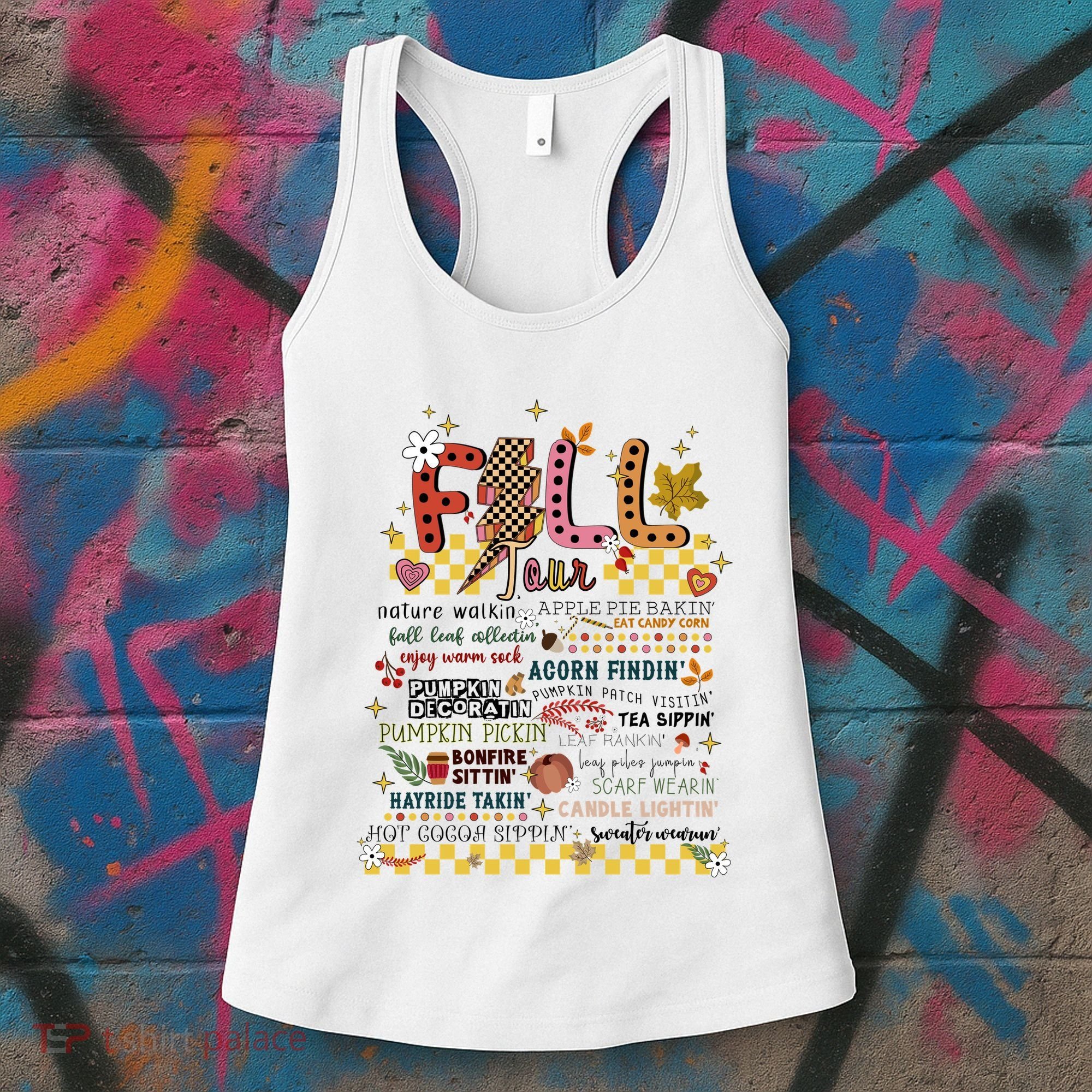 Autumn Fall Graphic Women's Tank Top