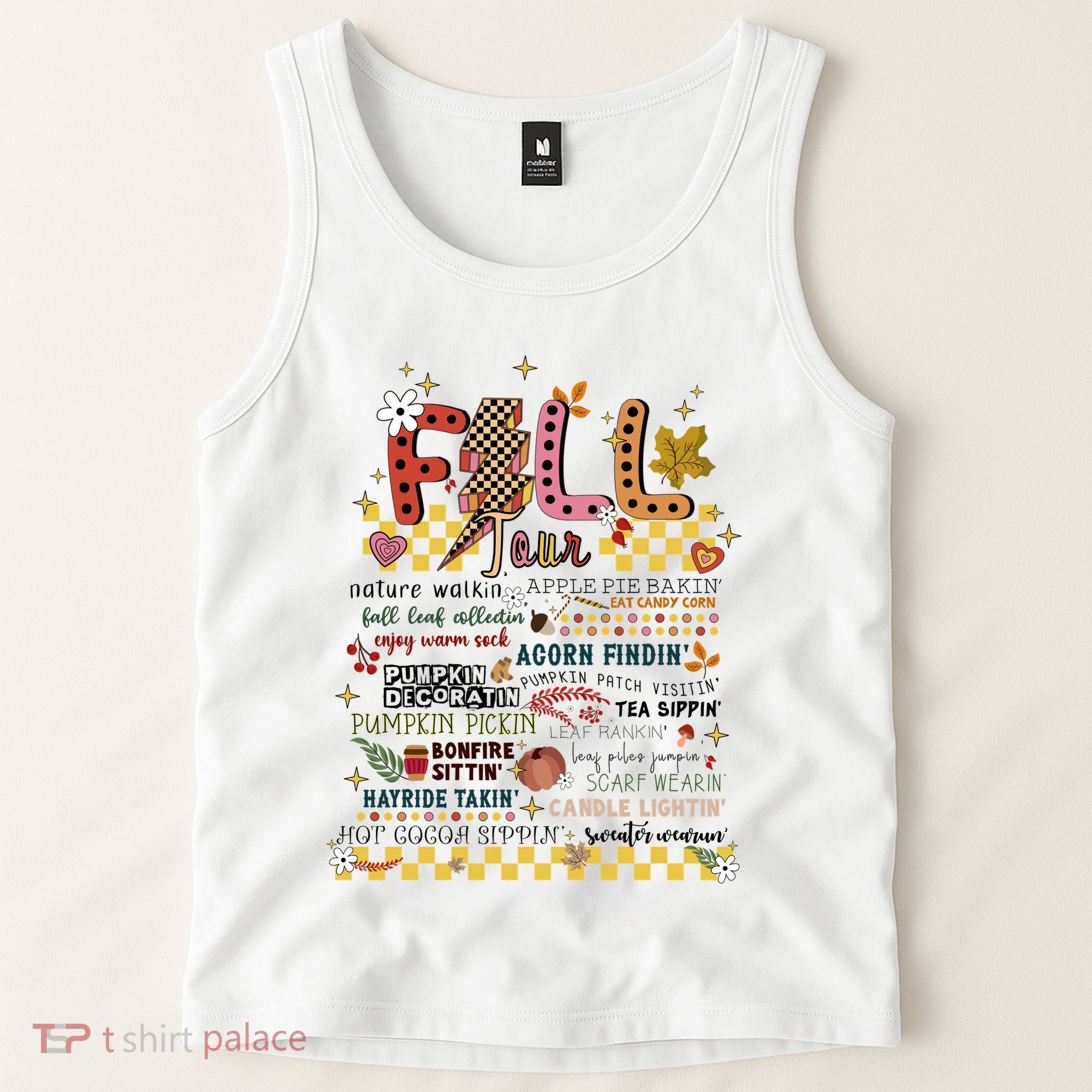 Autumn Fall Graphic Tank Top