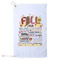 Autumn Fall Graphic Golf Towel thumb 0