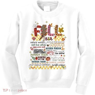 Autumn Fall Graphic Kids Sweatshirt