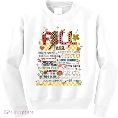 Autumn Fall Graphic Kids Sweatshirt