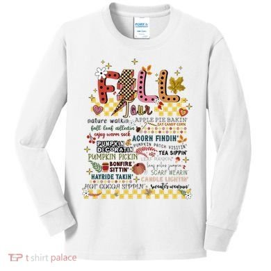 Autumn Fall Graphic Kids Long Sleeve Shirt