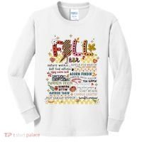 Autumn Fall Graphic Kids Long Sleeve Shirt thumb 0