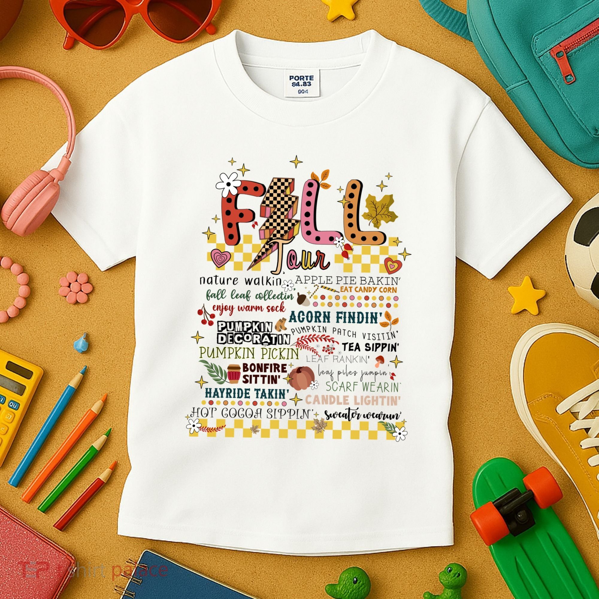 Autumn Fall Graphic Kids T-Shirt