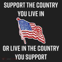American Flag Gift Support The Country You Live In Tumbler thumb 3
