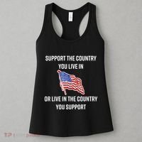 American Flag Gift Support The Country You Live In Women's Tank Top thumb 3