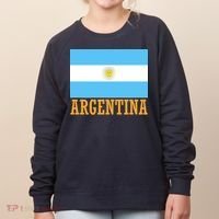 Argentina Flag Graphic Vintage Women's Sweatshirt thumb 0