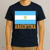 Argentina Flag Graphic Vintage T-Shirt thumb 3