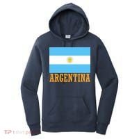 Argentina Flag Graphic Vintage Women's Hoodie thumb 0