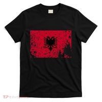 Albania Flag Grunge Albanian Flag Patriotic T-Shirt thumb 0