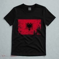 Albania Flag Grunge Albanian Flag Patriotic T-Shirt thumb 5