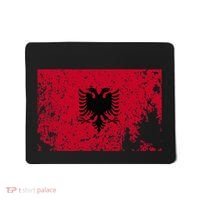 Albania Flag Grunge Albanian Flag Patriotic Mousepad thumb 0