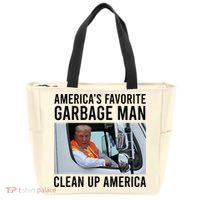AmericaS Favorite Garbage Man Clean Up America Tote Bag thumb 0