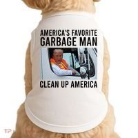 AmericaS Favorite Garbage Man Clean Up America Doggie Tank thumb 0