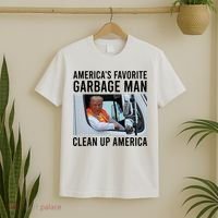 AmericaS Favorite Garbage Man Clean Up America T-Shirt thumb 2