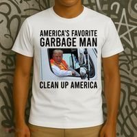 AmericaS Favorite Garbage Man Clean Up America T-Shirt thumb 3