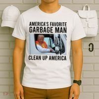 AmericaS Favorite Garbage Man Clean Up America T-Shirt thumb 6
