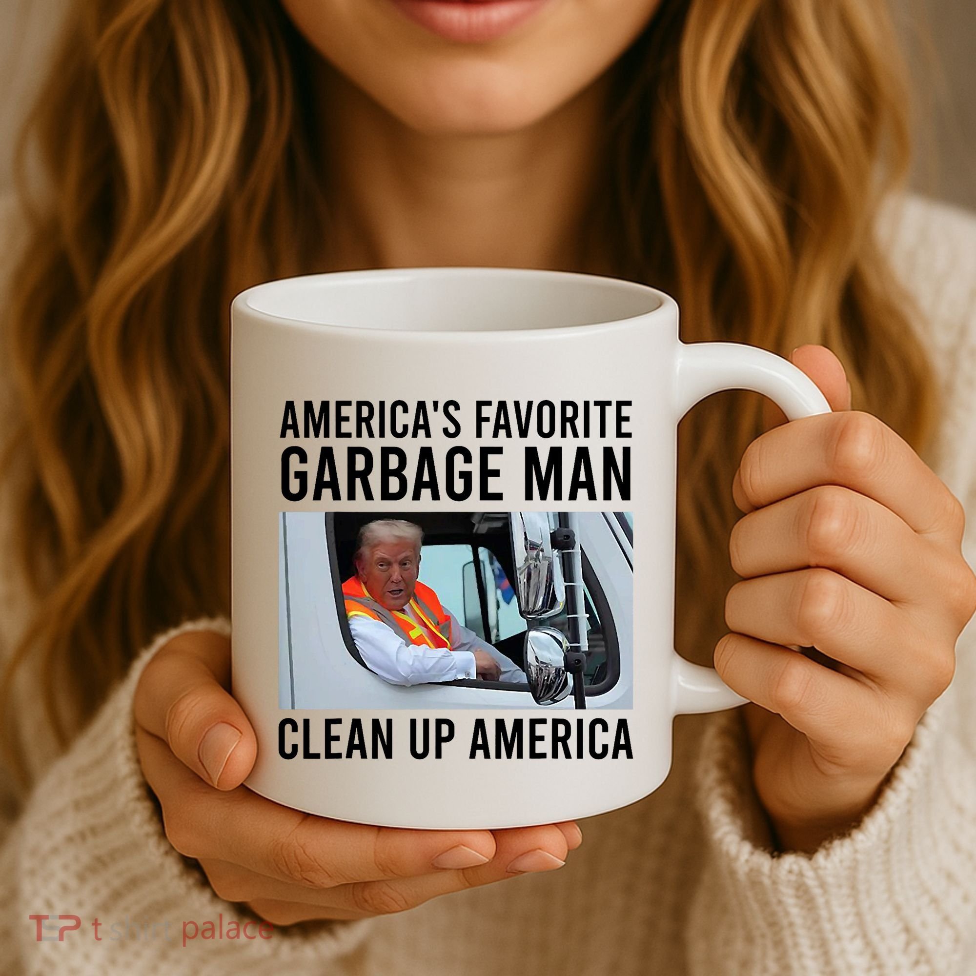 AmericaS Favorite Garbage Man Clean Up America Coffee Mug