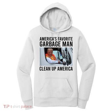 AmericaS Favorite Garbage Man Clean Up America Women's Hoodie