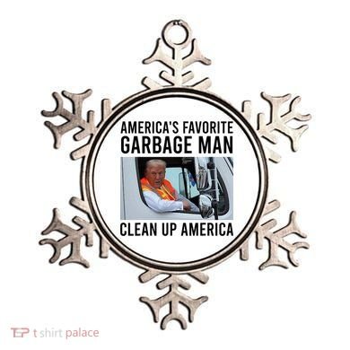 AmericaS Favorite Garbage Man Clean Up America Ornament