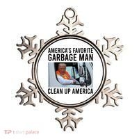AmericaS Favorite Garbage Man Clean Up America Ornament thumb 0