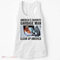 AmericaS Favorite Garbage Man Clean Up America Women's Tank Top thumb 0