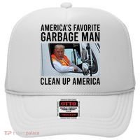 AmericaS Favorite Garbage Man Clean Up America Hat thumb 0