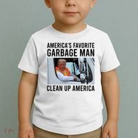 AmericaS Favorite Garbage Man Clean Up America Toddler T-Shirt thumb 2