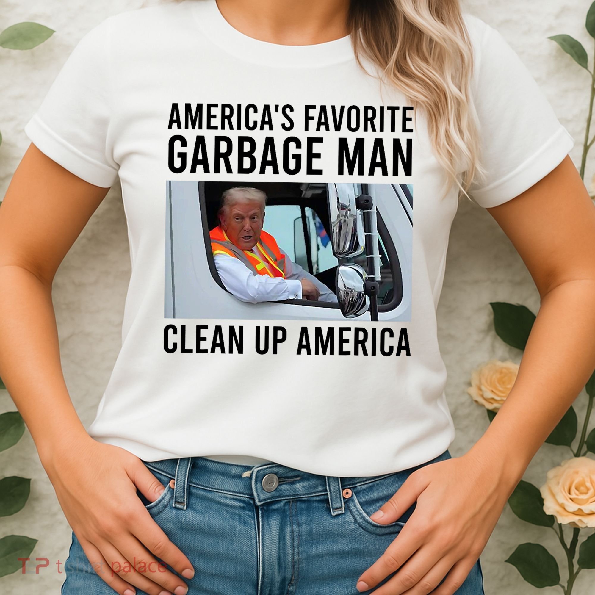 AmericaS Favorite Garbage Man Clean Up America Women's T-Shirt