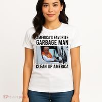 AmericaS Favorite Garbage Man Clean Up America Women's T-Shirt thumb 4