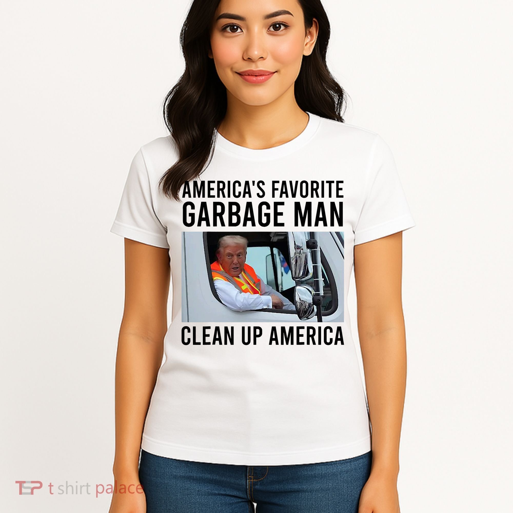 AmericaS Favorite Garbage Man Clean Up America Women's T-Shirt