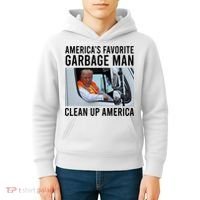 AmericaS Favorite Garbage Man Clean Up America Kids Hoodie thumb 4