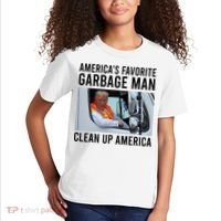 AmericaS Favorite Garbage Man Clean Up America Kids T-Shirt thumb 2