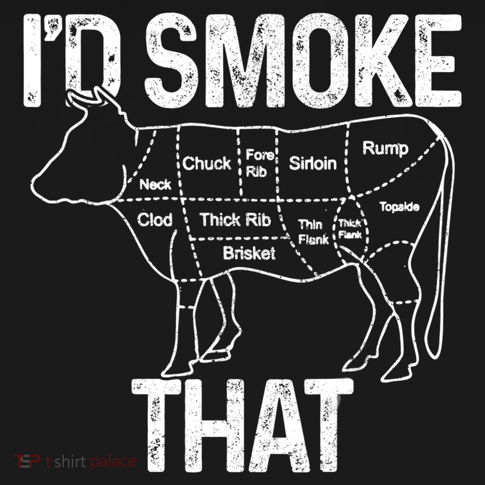 A Funny Gift For Bbq Cook Lovers I'd Smoke That Cow Beef Women's Hoodie