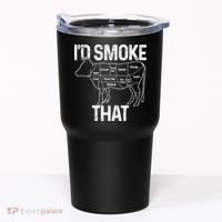 A Funny Gift For Bbq Cook Lovers I'd Smoke That Cow Beef Tumbler thumb 0