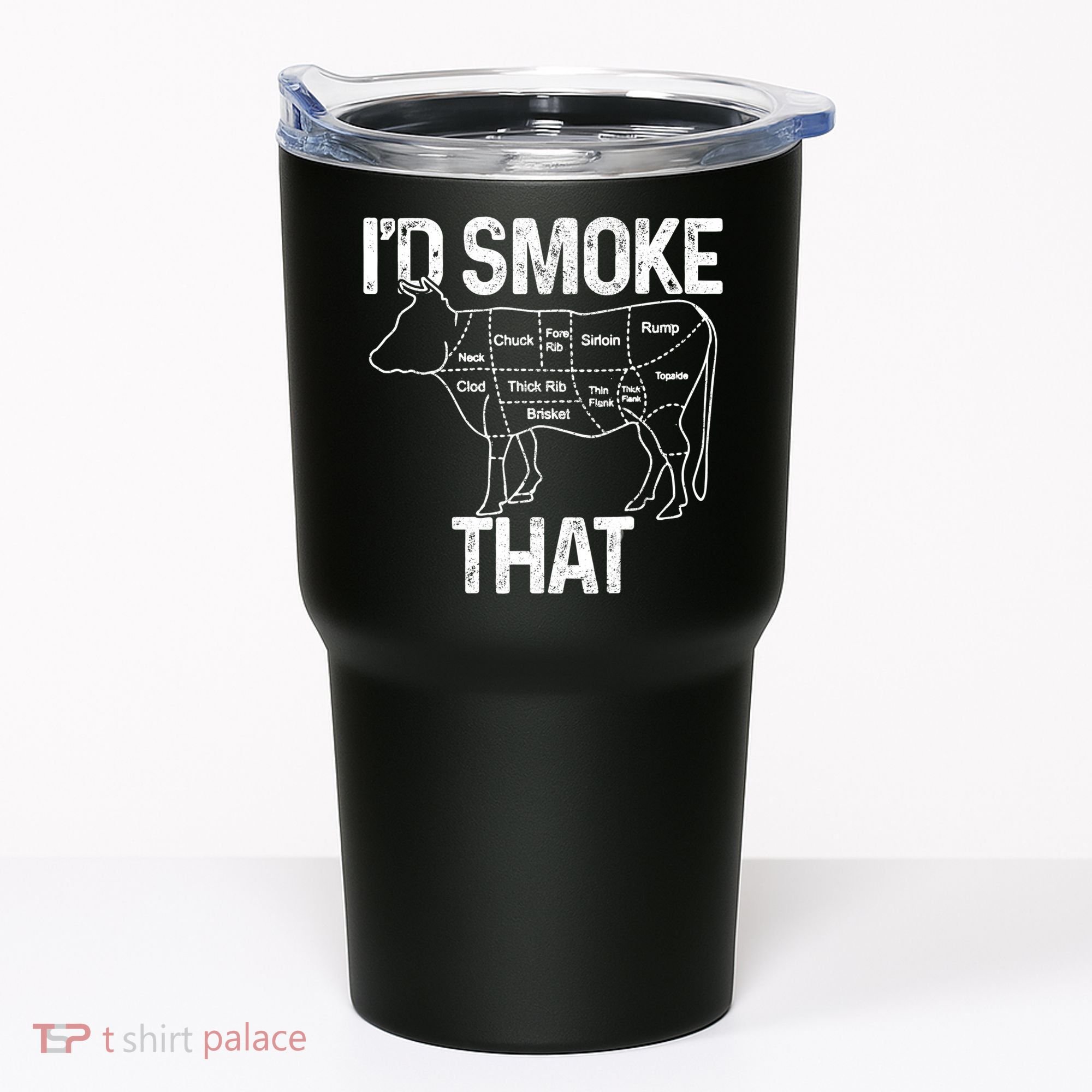 A Funny Gift For Bbq Cook Lovers I'd Smoke That Cow Beef Tumbler