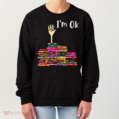 A Funny Gift For Reading Books Librarian Readers Nerd Women's Sweatshirt