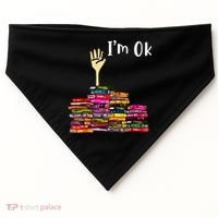 A Funny Gift For Reading Books Librarian Readers Nerd USA-Made Doggie Bandana thumb 0