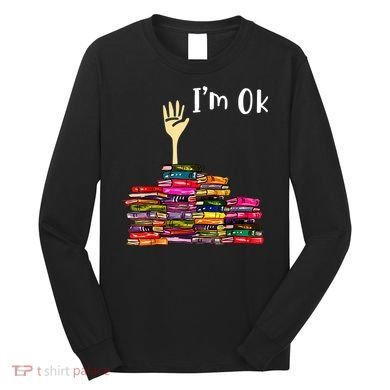 A Funny Gift For Reading Books Librarian Readers Nerd Long Sleeve Shirt