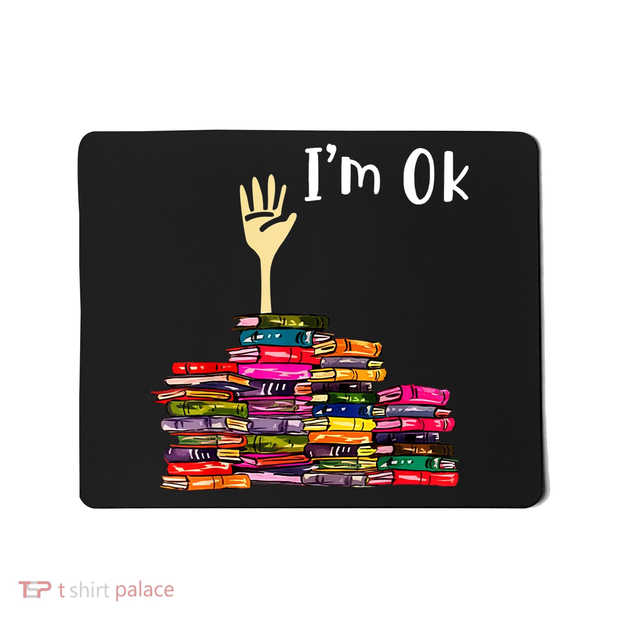 A Funny Gift For Reading Books Librarian Readers Nerd Mousepad