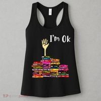 A Funny Gift For Reading Books Librarian Readers Nerd Women's Tank Top thumb 3