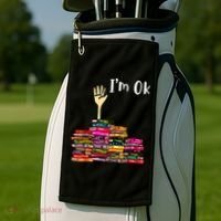 A Funny Gift For Reading Books Librarian Readers Nerd Golf Towel thumb 2