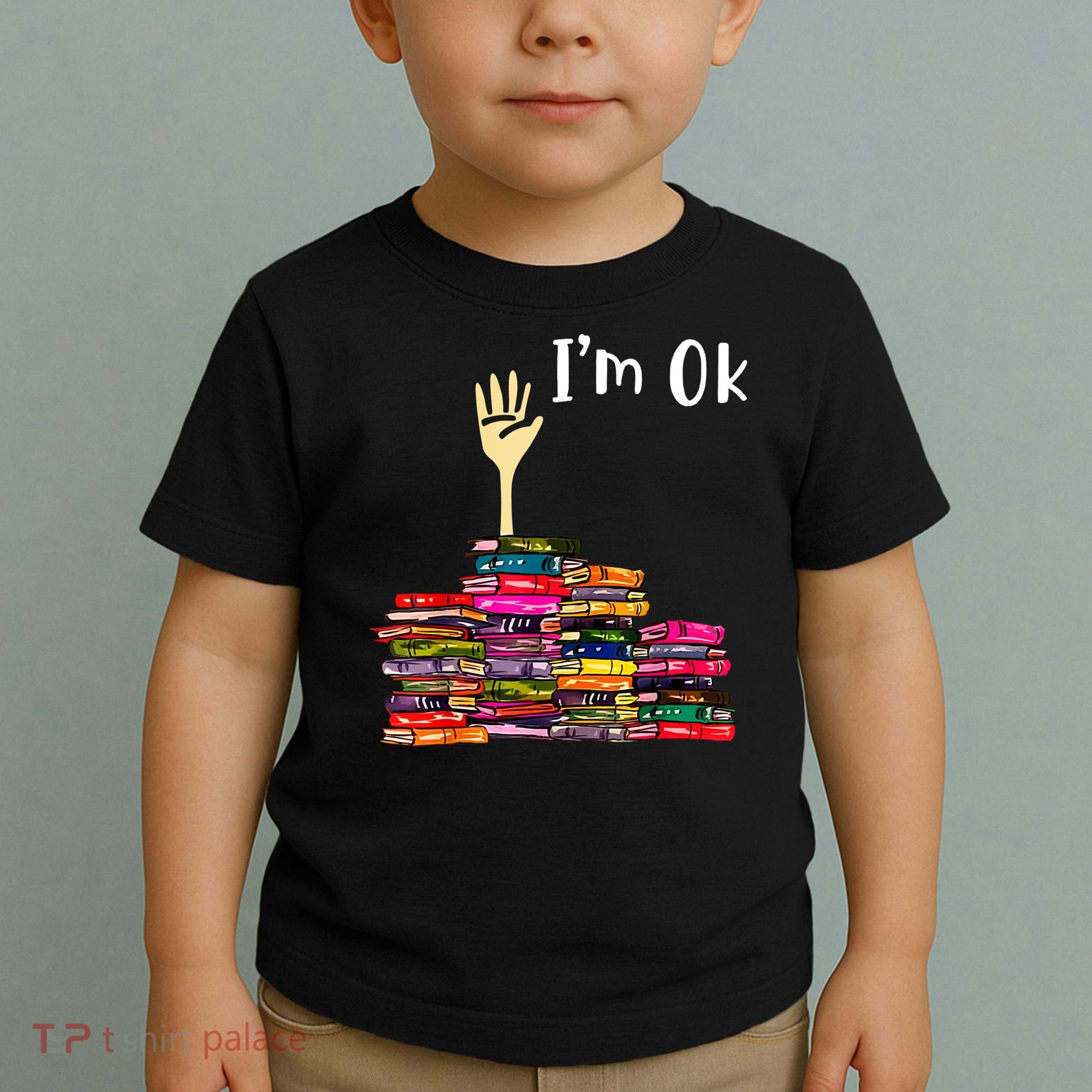 A Funny Gift For Reading Books Librarian Readers Nerd Toddler T-Shirt
