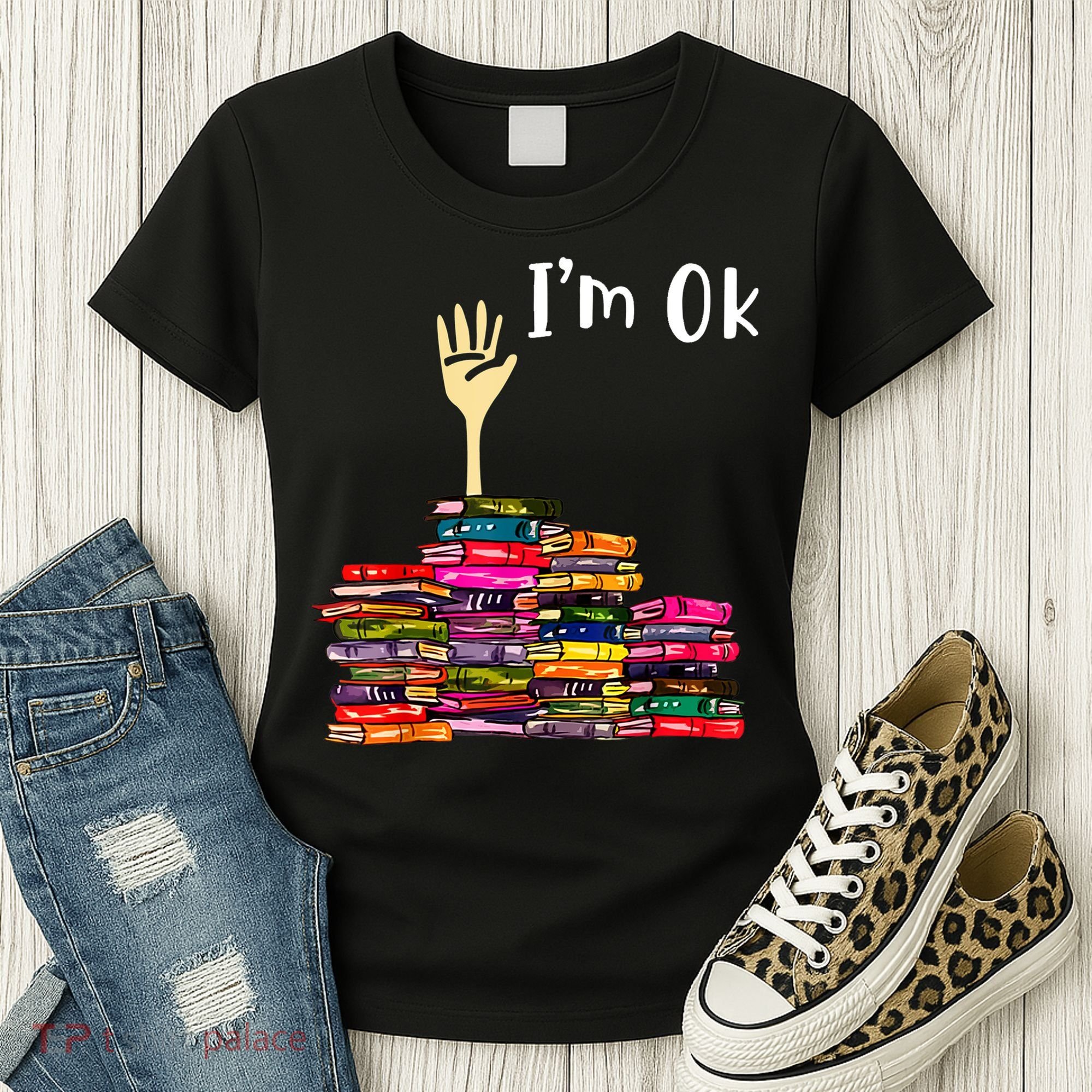 A Funny Gift For Reading Books Librarian Readers Nerd Women's T-Shirt