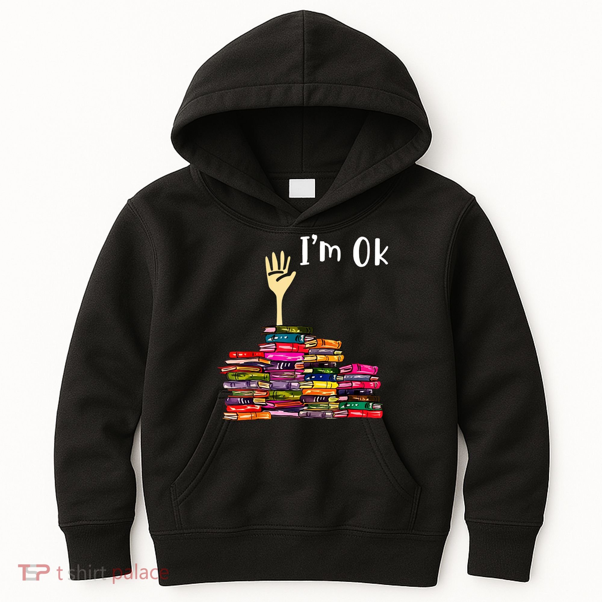 A Funny Gift For Reading Books Librarian Readers Nerd Kids Hoodie