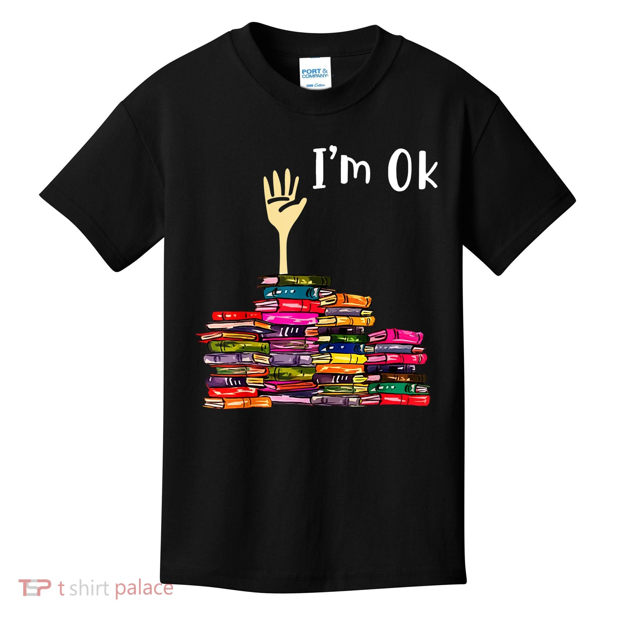 A Funny Gift For Reading Books Librarian Readers Nerd Kids T-Shirt