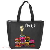 A Funny Gift For Reading Books Librarian Readers Nerd Tote Bag thumb 0
