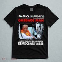 Americas Favorite Garbage Man Here To Clean Up The Democrats Mess Trump 2024 T-Shirt thumb 5