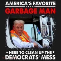 Americas Favorite Garbage Man Here To Clean Up The Democrats Mess Trump 2024 Pom Pom 12in Knit Beanie thumb 2